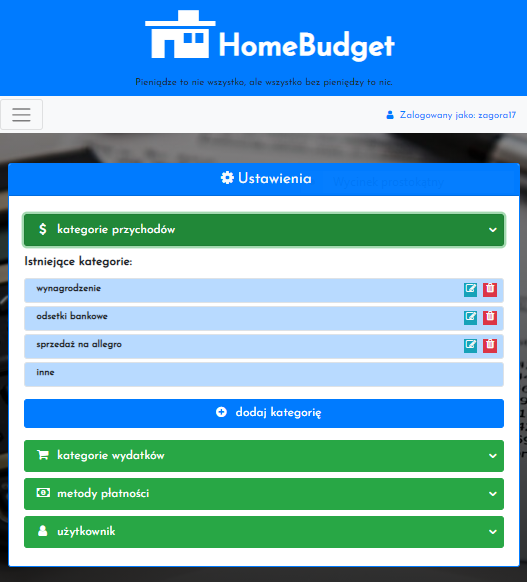 homebudget_ustawienia